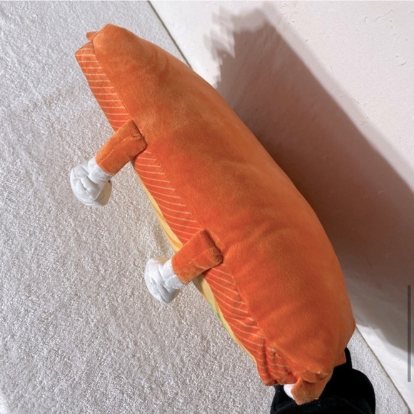 Fiesta Plush Orange Ramen San Noodle Soup Plush Stuffy Pillow - Picture 12 of 16